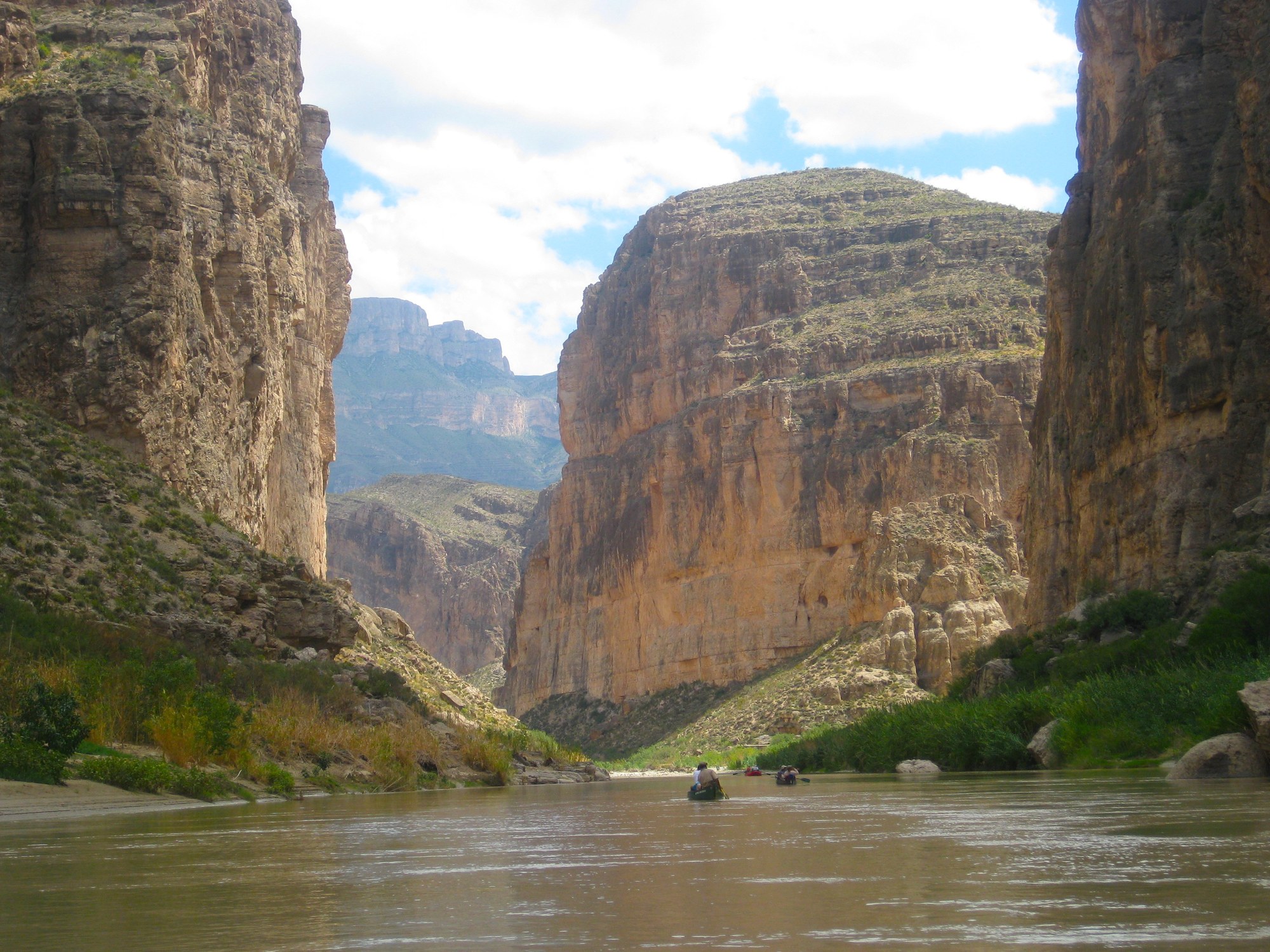 Canoeing on the Rio Grande in Big Bend National Park