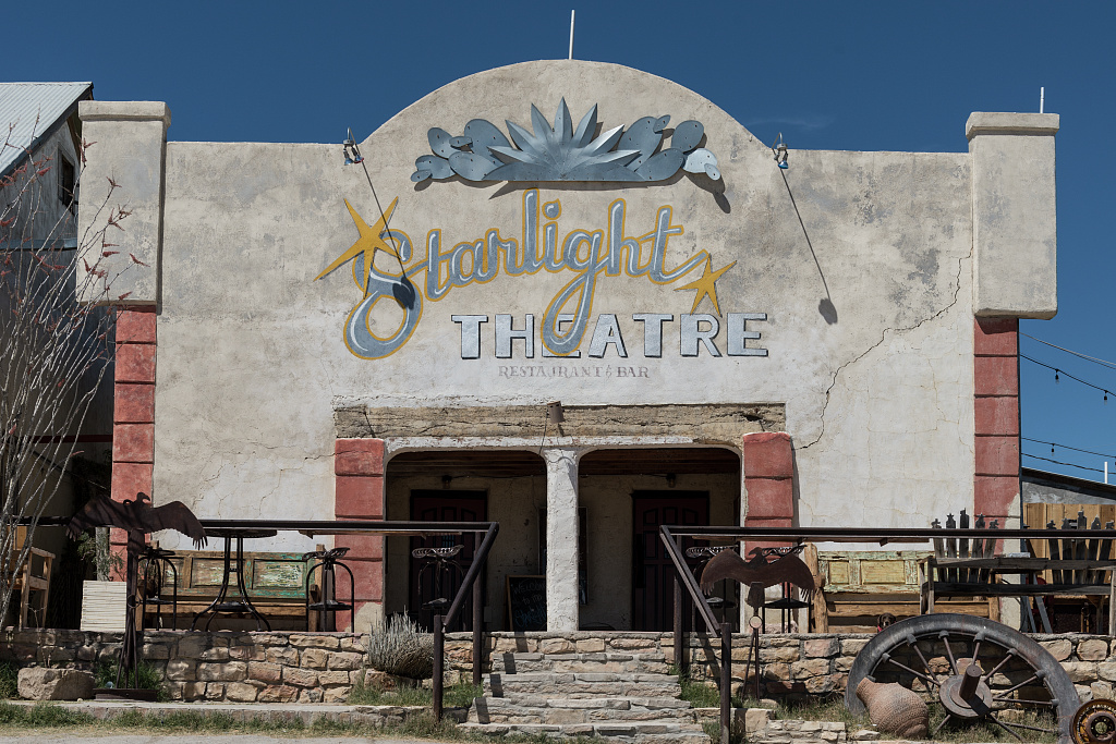 Starlight Theatre building in Terlingua Ghost Town