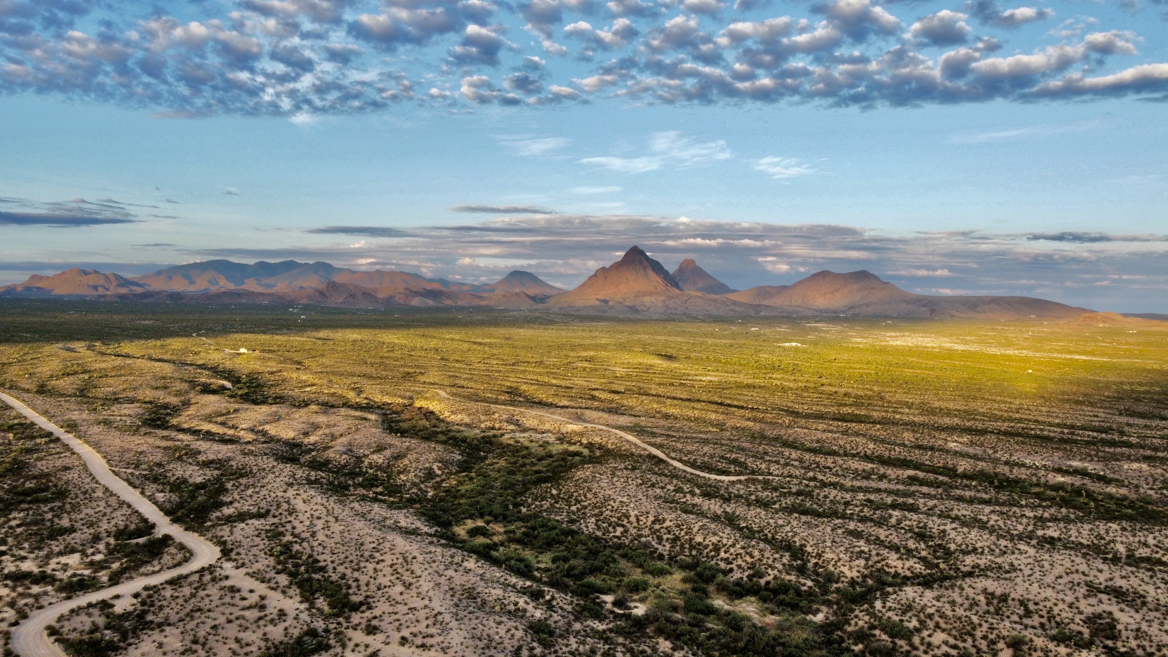 Aerial view of Longhorn Safari land